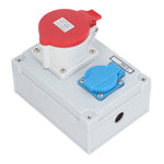 CEE Wall Socket IP44 Waterproof AC 250V 16A European Style and 32A 5 Pin CEE Combination Socket AC 220‑380V 240‑415V