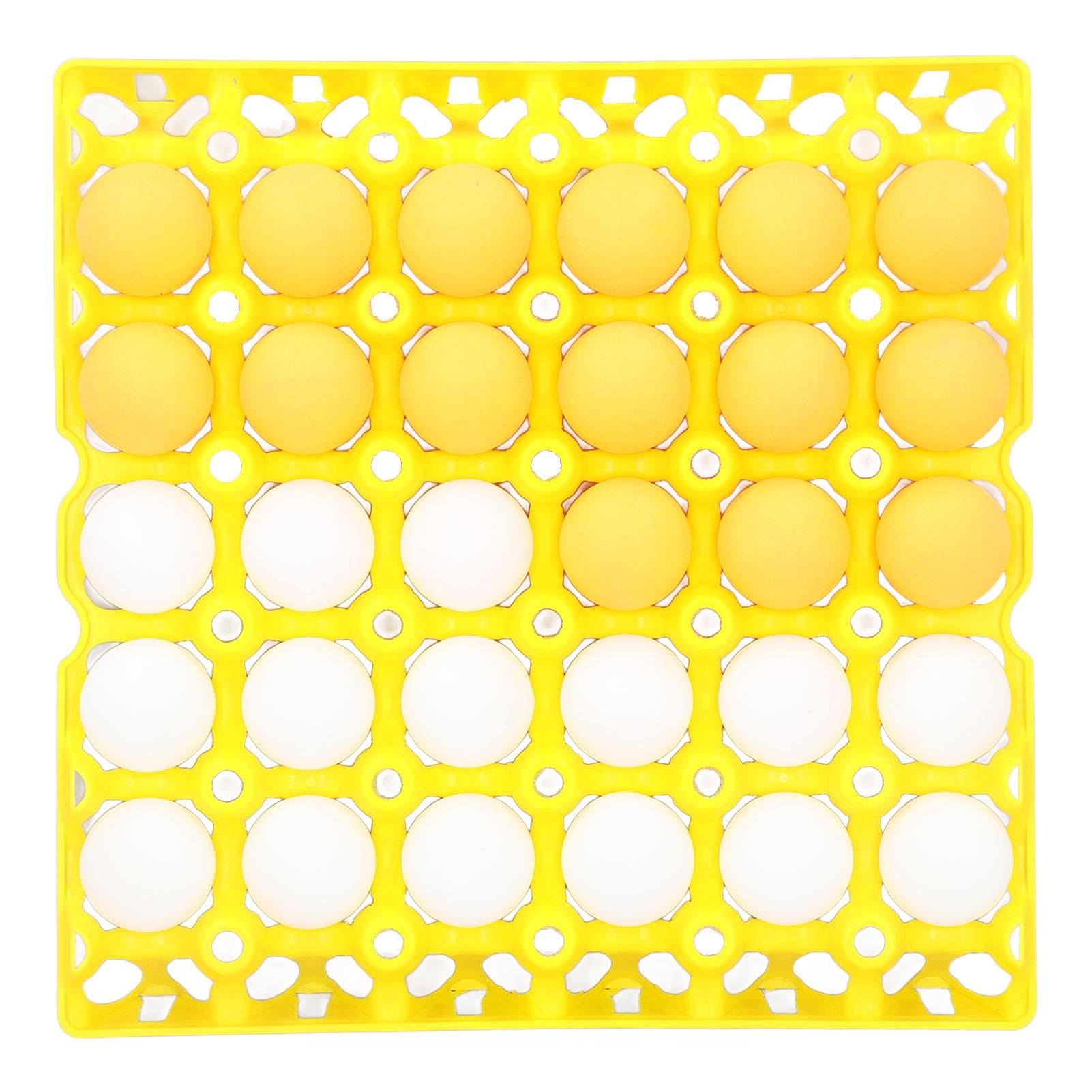 Jumping Ball Table Game Interactive Fun Relieve Stress Tabletop Bouncing Ball Toy for Family Gathering Yellow Board