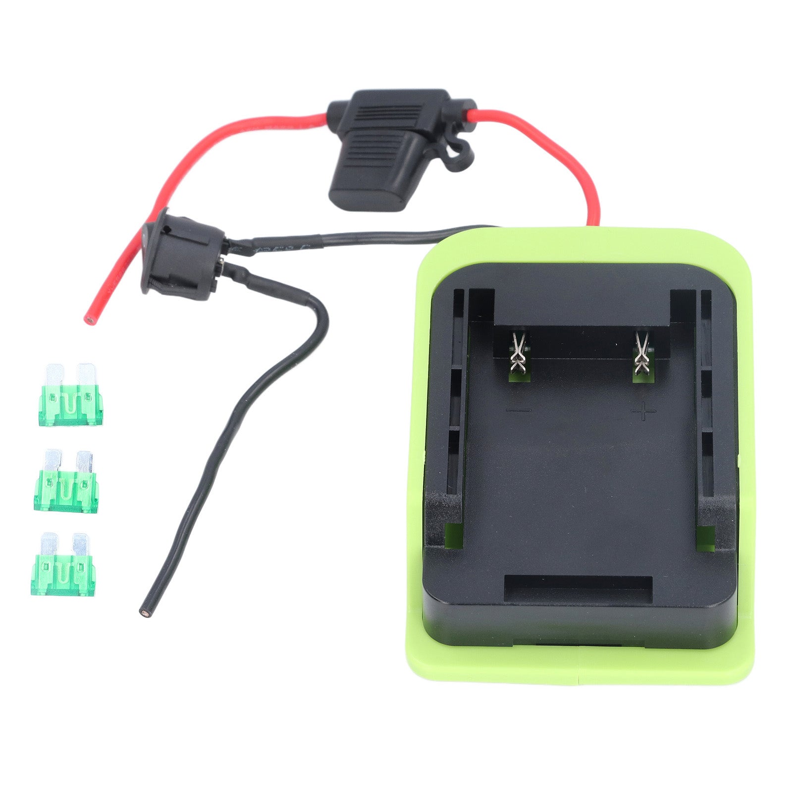 Battery Dock Power Connector 40V 30A Electric Tool Battery Adapter with Fuse Wire Terminals and 14AWG Wire for RC Car