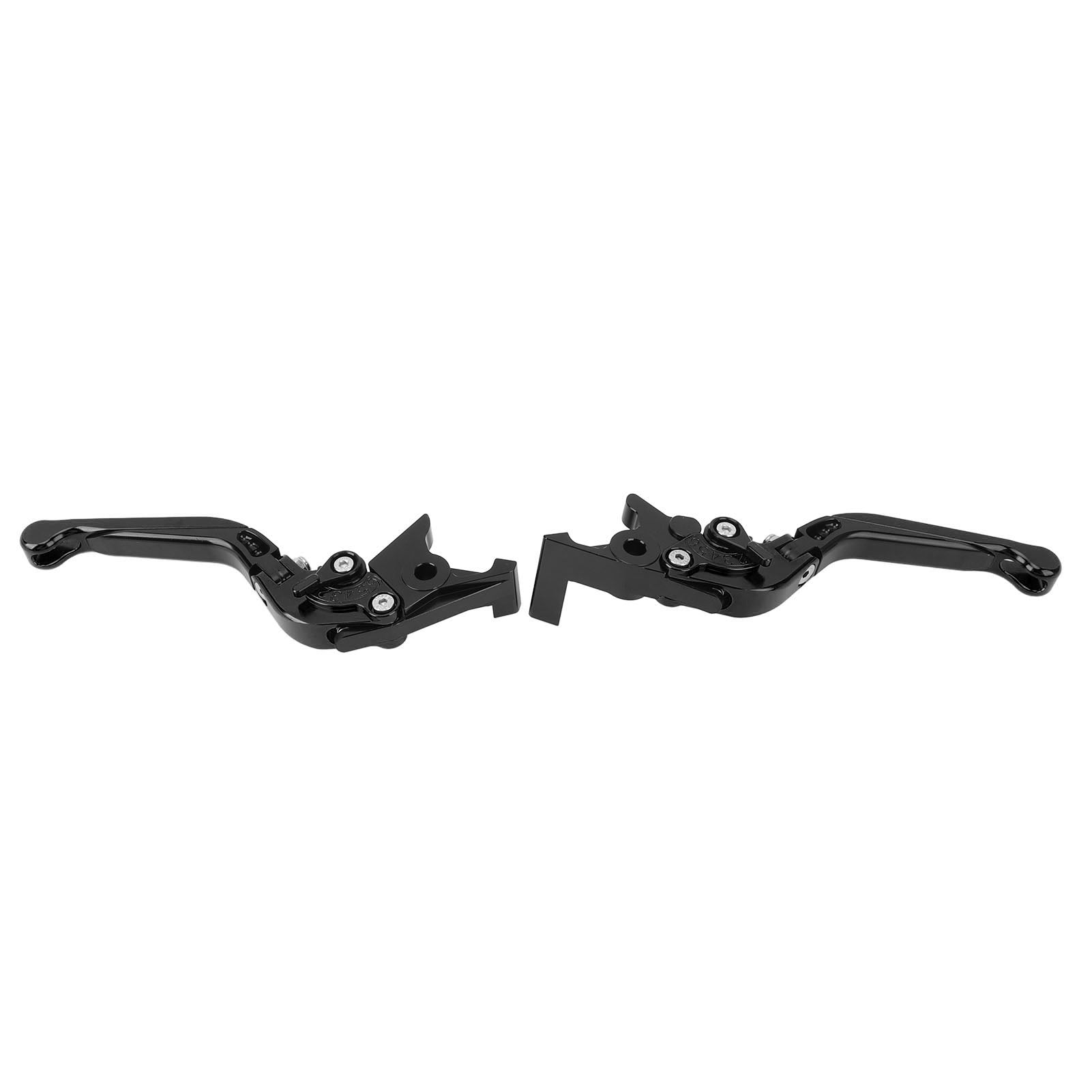 1 Pair Motorcycle Folding Clutch Lever Aluminum Alloy Adjustable Clutch Brake Handle Lever for Forza X‑ADV ADV Black