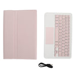 Keyboard Case for Xiaomi for Mi Pad 6 6 Pro 11 Inch 2023 PU Stand Cover with Magnetic Removable Wireless Bluetooth Keyboard Pink