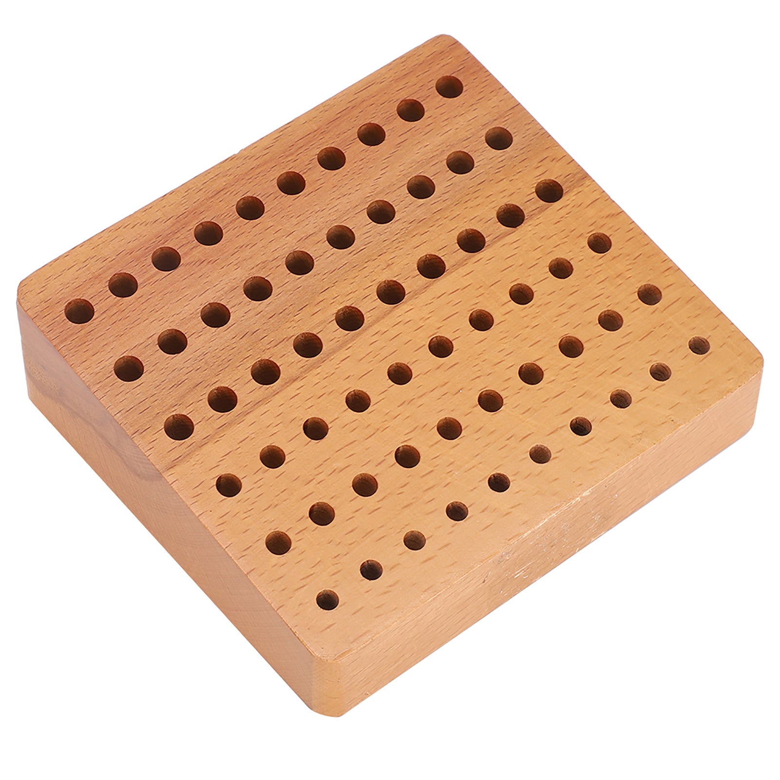 Wood Tools Stand for Screwdriver Punches Tool Storage Holding Organiser Rack 60 Holes