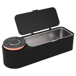 650ml Jewelry Washing Machine Black Mini Ultrasonic Cleaner for Watches Glasses 50kHz