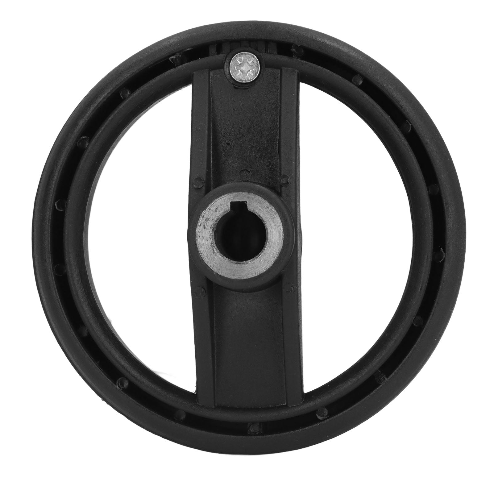 2 Spoke Hand Wheel with Folding Revolving Handle Plastic Machine Tool Handwheel for Lathe Milling 12x100mm