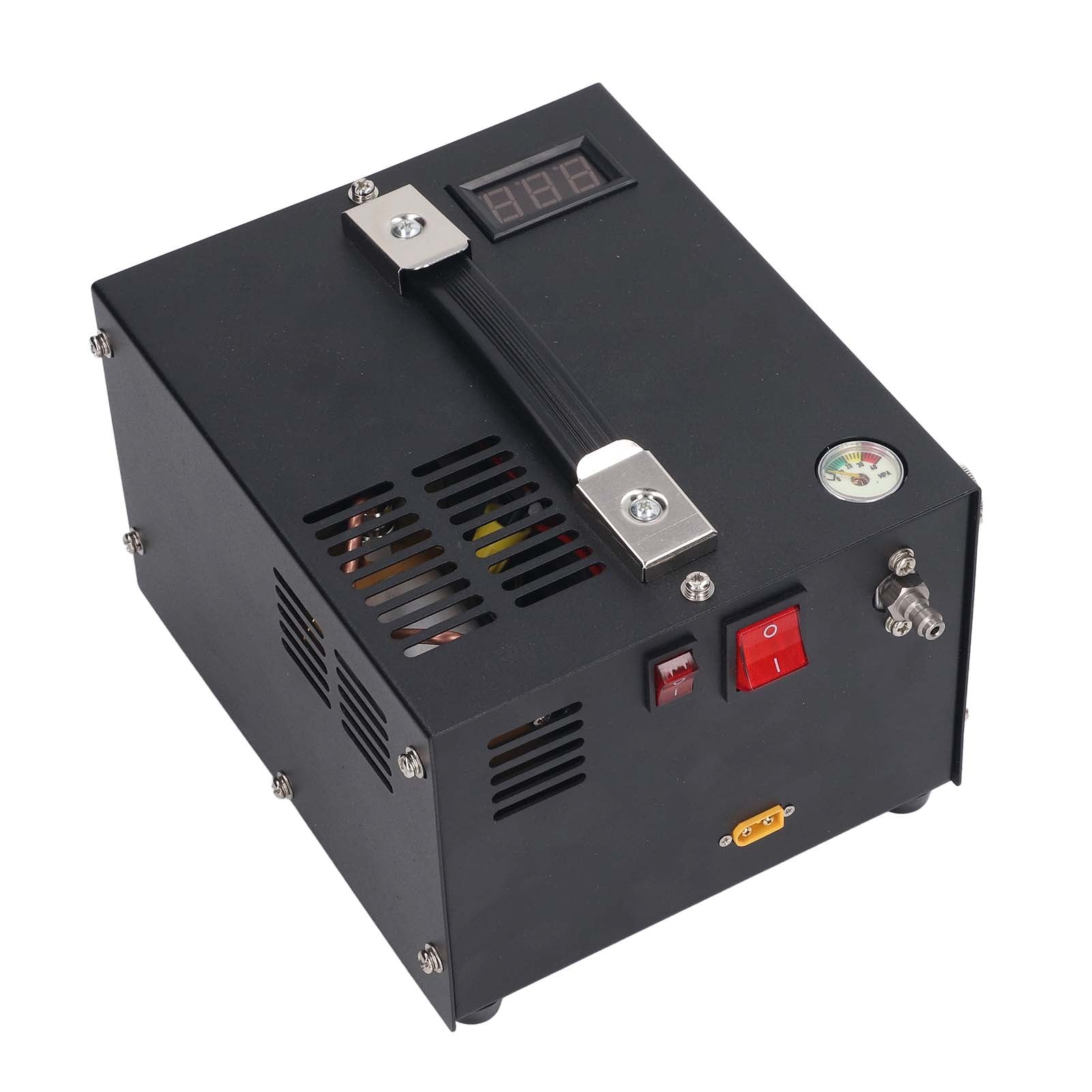 DC12V PCP Air Compressor 30mpa LED Display Fan Cooling PCP Pump for Airsoft Gun and Paintball