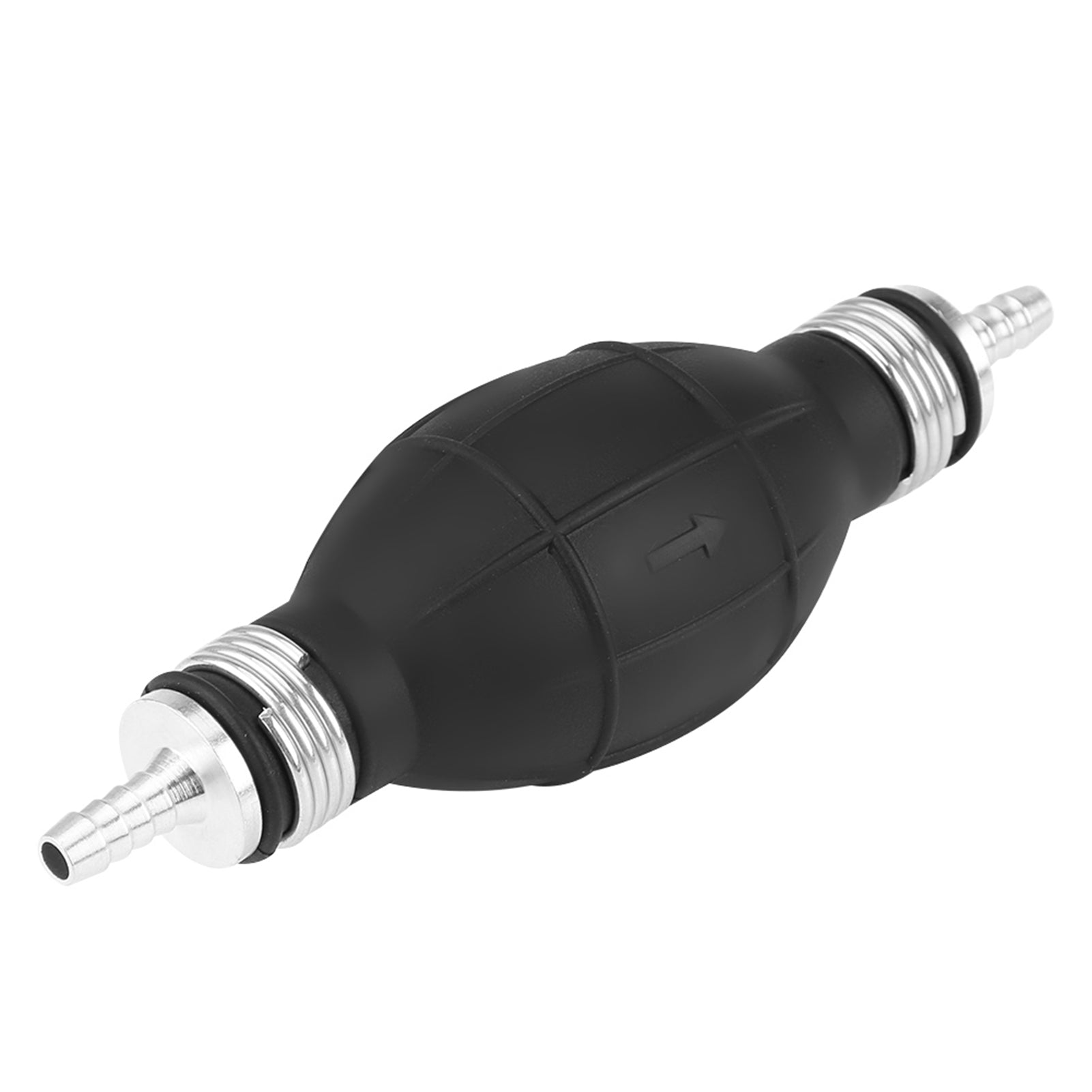 Rubber Fuel Transfer Vacuum Fueling Line Hand Primer Pump Accessory (8mm)
