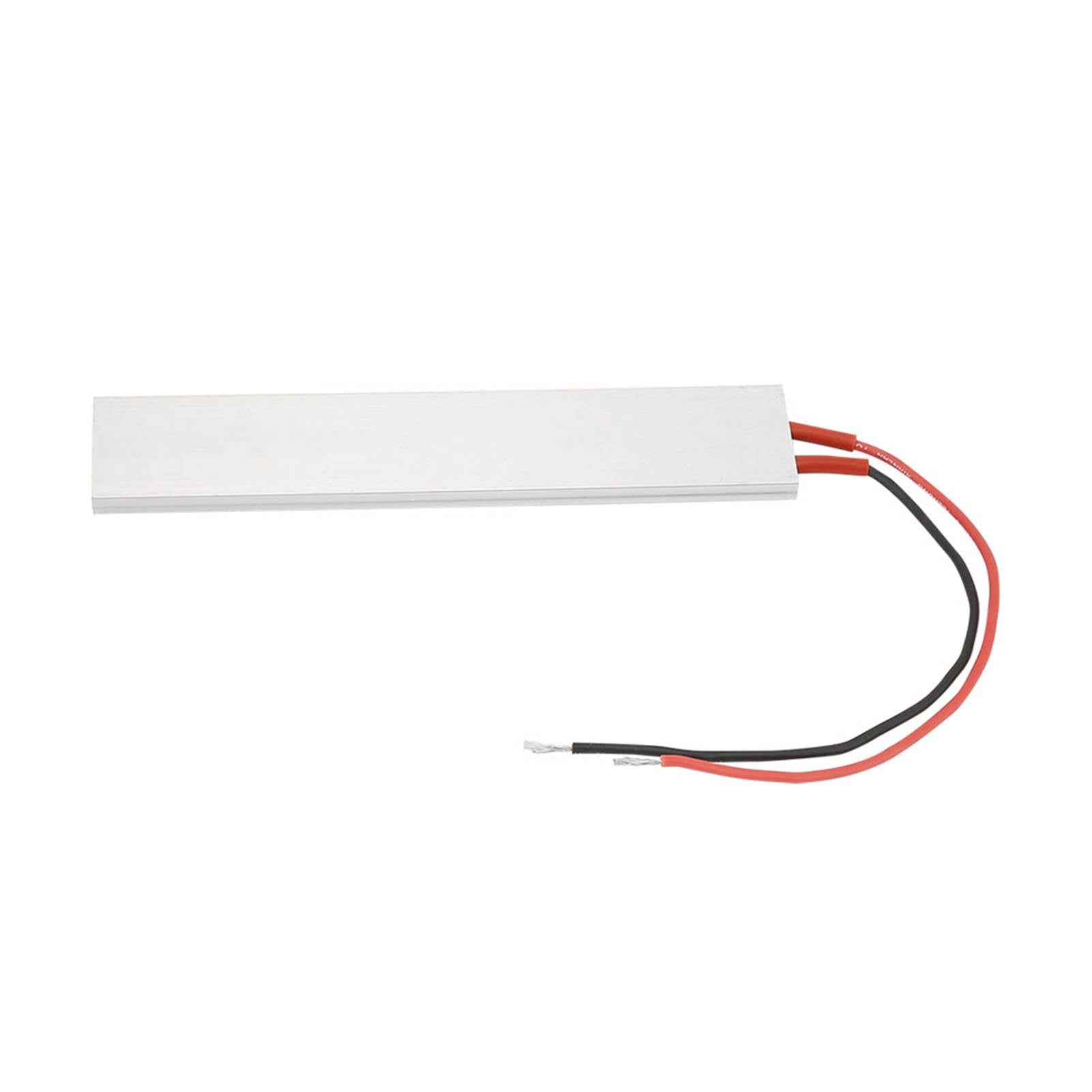 150*28.5mm Aluminum Housing PTC Heating Element Plate Thermostatic Heater(12V/70℃)