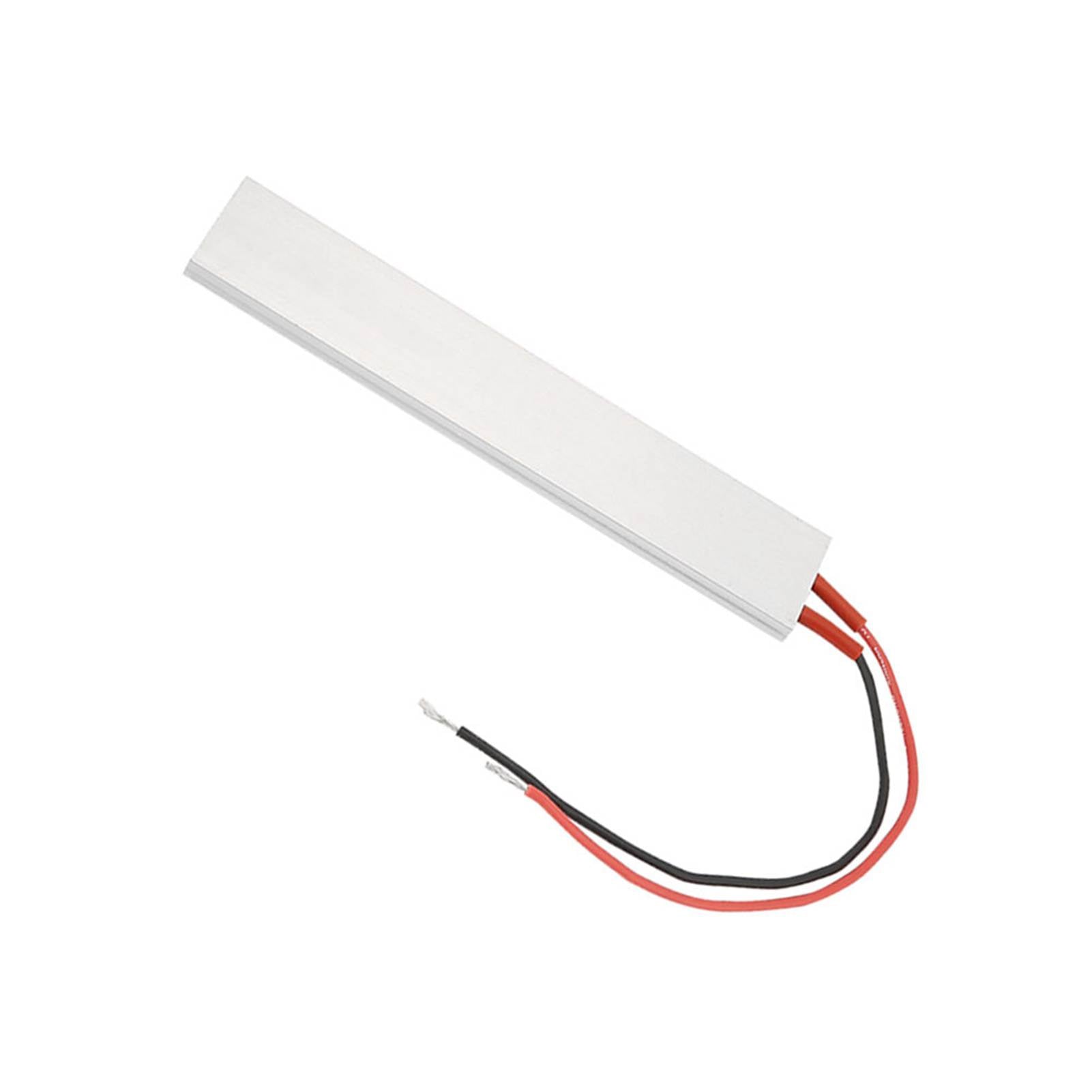 150*28.5mm Aluminum Housing PTC Heating Element Plate Thermostatic Heater(12V/70℃)