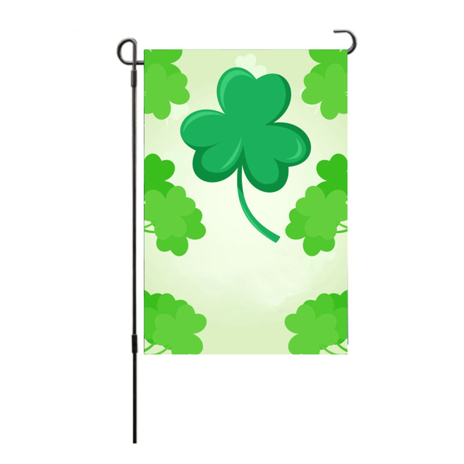 St Patricks Day Garden Flag Double Sided Durable Washable Garden Flag Outdoor Decoration for Deck Porch Balcony Backyard Lawn Garden S011