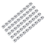 Nickel Coated Carbon Steel Sliding T slot Nut for Aluminum Profile Accessories (EU30 M6)