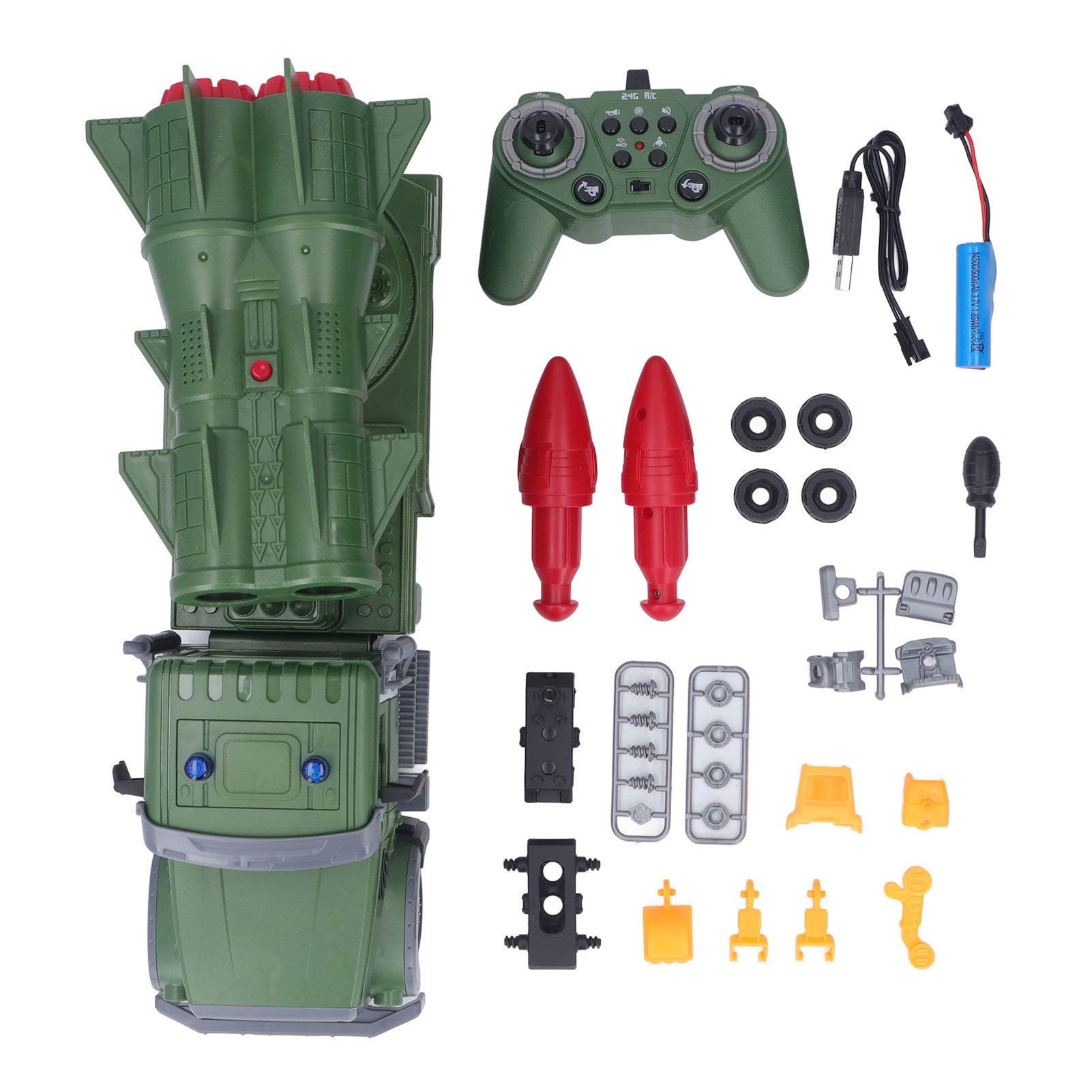 Remote Control Military Truck High Simulation Multifunctional Military Vehicle Toys for Boys Girls Kids