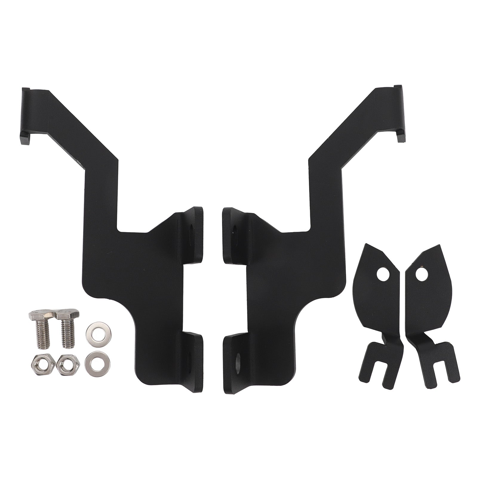 Hood LED Light Mount Brackets 612590737497 Left Right Side Pillar Pod Mount Brackets for SVT Raptor 2010‑2014