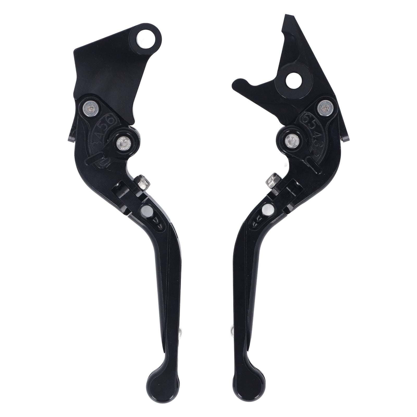 1 Pair Motorcycle Folding Clutch Lever Adjustable Clutch Brake Handle Lever for S1000RR S1000R F900R F900XR F850GS F750GS S1000XR Black