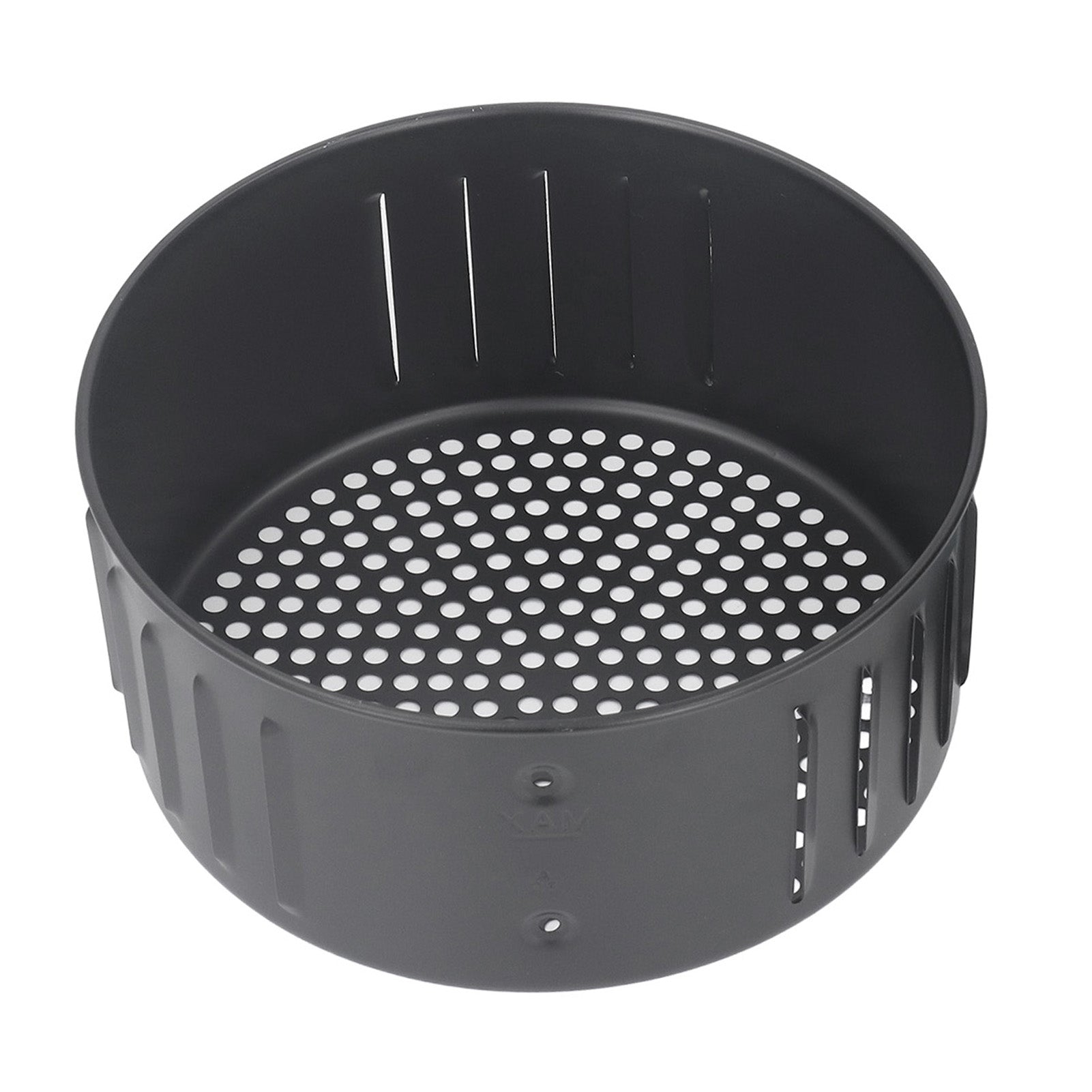Fryer Basket 2.6L Steel Non Stick Reusable Drainer Basket Universal Fryer Accessories for Frying Baking Grilling Black
