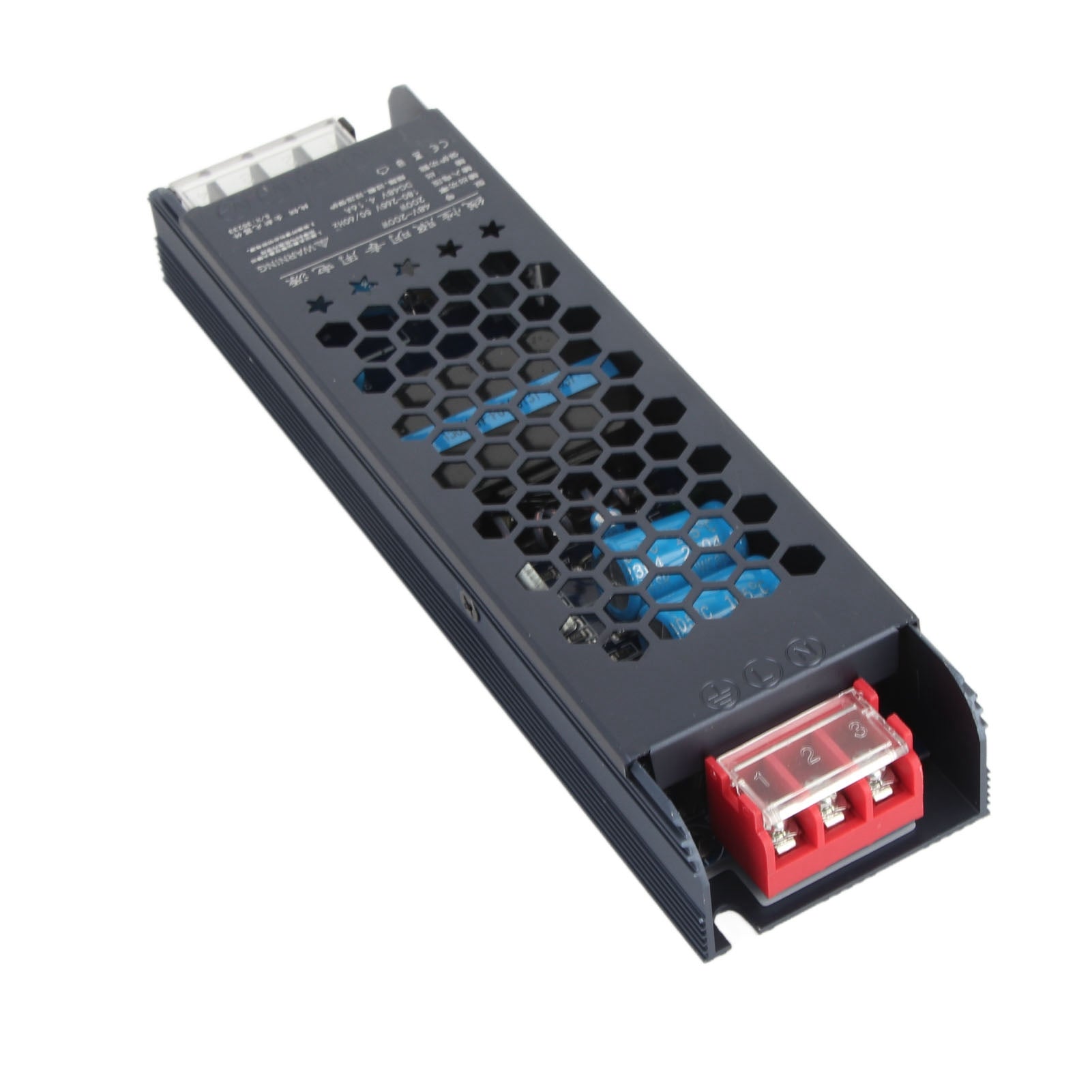 LED Switching Power Supply Driver Magnetic Light Transformer Black Long Strip 48V AC180‑250V