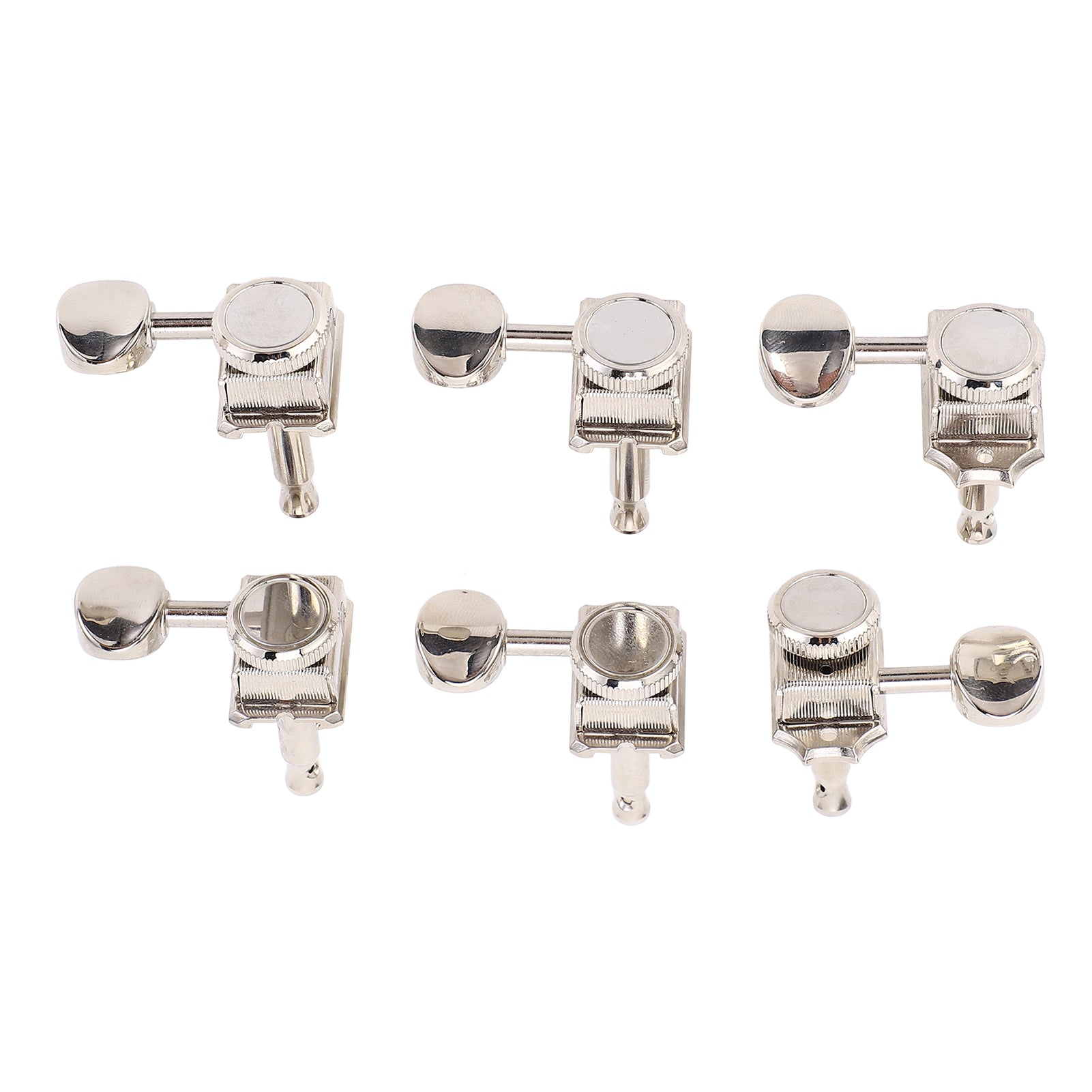 6PCS Guitar Locking Tuners Tuning Pegs Vintage Electric Guitar Machine Heads Tuning Keys Set for Left Handed Acoustic Guitar