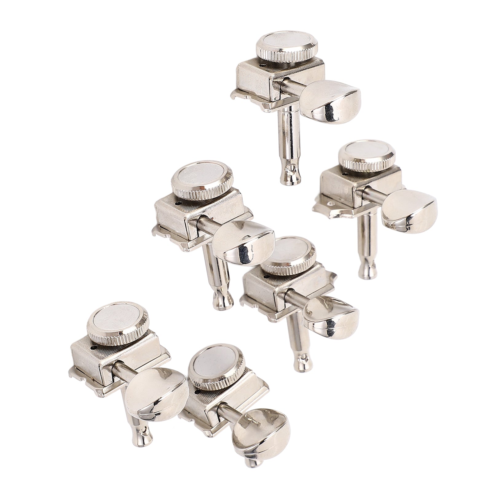 6PCS Guitar Locking Tuners Tuning Pegs Vintage Electric Guitar Machine Heads Tuning Keys Set for Left Handed Acoustic Guitar