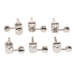 6PCS Guitar Locking Tuners Tuning Pegs Vintage Electric Guitar Machine Heads Tuning Keys Set for Left Handed Acoustic Guitar