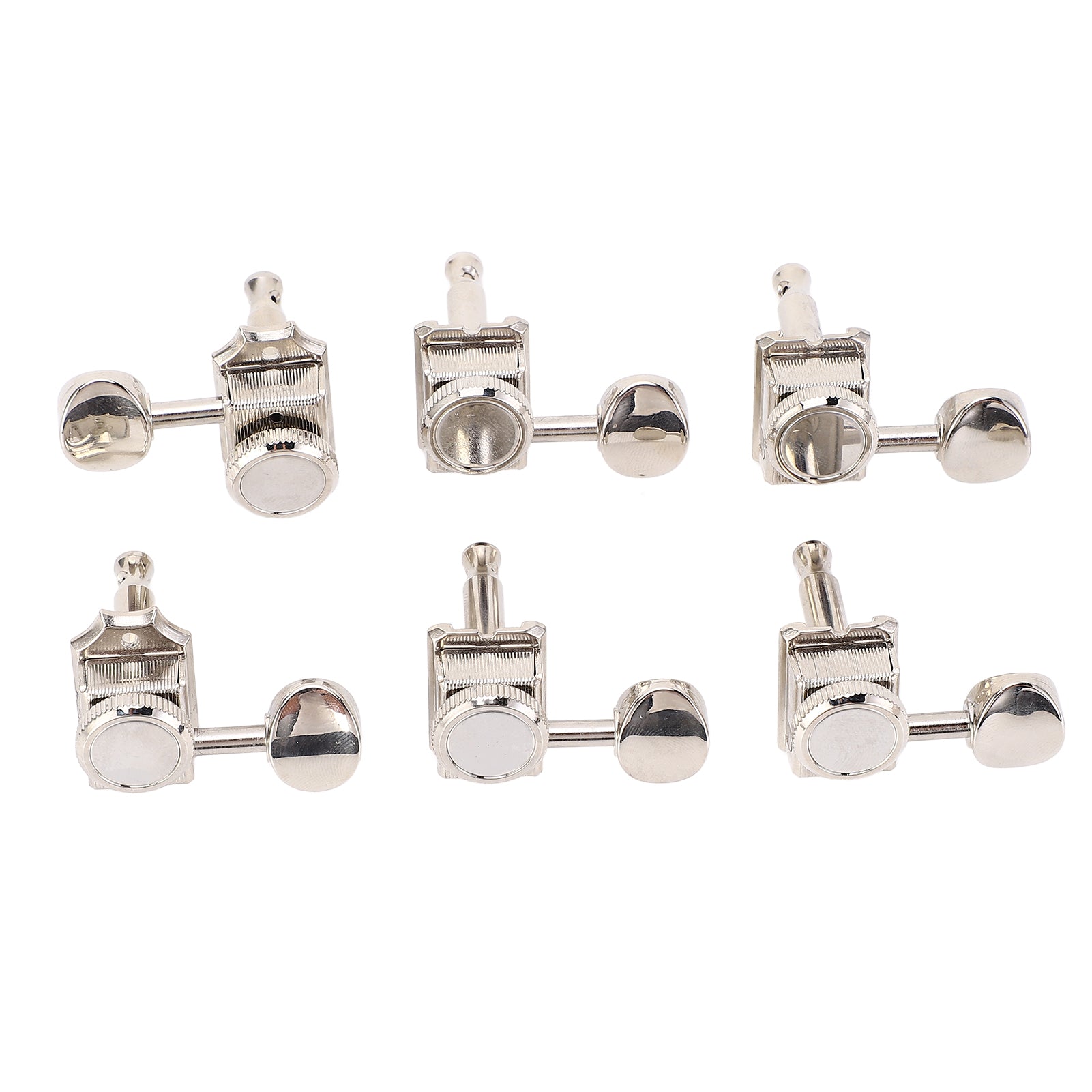6PCS Guitar Locking Tuners Tuning Pegs Vintage Electric Guitar Machine Heads Tuning Keys Set for Left Handed Acoustic Guitar