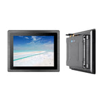 Industrial Panel PC 12 Inch Capacitive Touch Screen Quad Core 64 Bit 8G EMMC Embedded Panel Computer  100‑240V