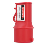 3Pcs Industrial Waterproof Socket Lockout Device PP 55mm Heat Resistant Electrical Plug Lockout for Power Isolation Area