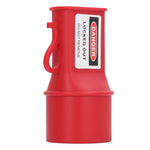 3Pcs Industrial Waterproof Socket Lockout Device PP 55mm Heat Resistant Electrical Plug Lockout for Power Isolation Area