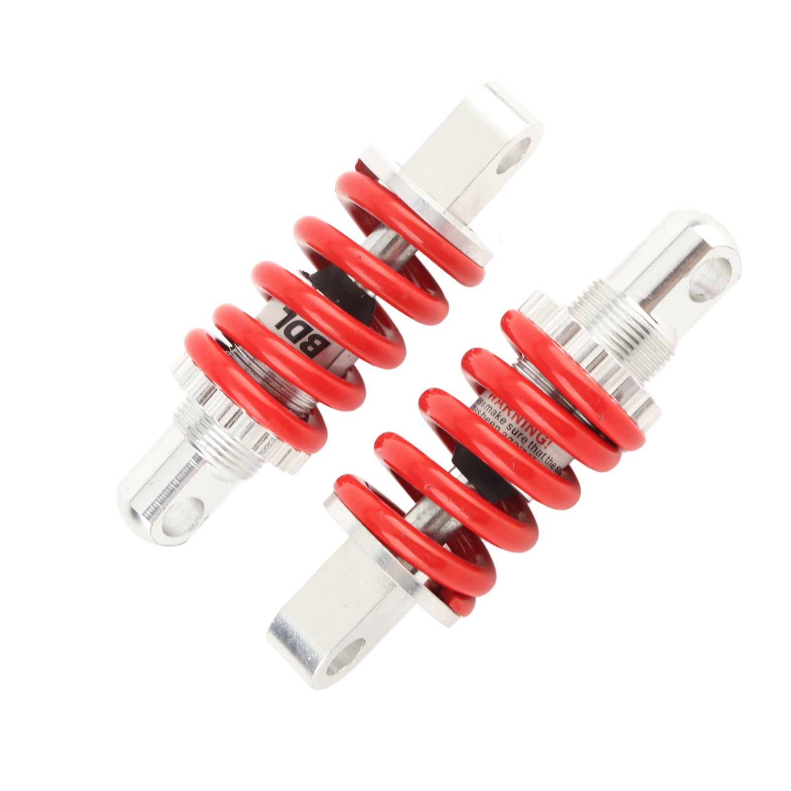 2Pcs Rear Spring Assisted Shock Absorber Aluminum Alloy Adjustable for ATV Scooter 100mm