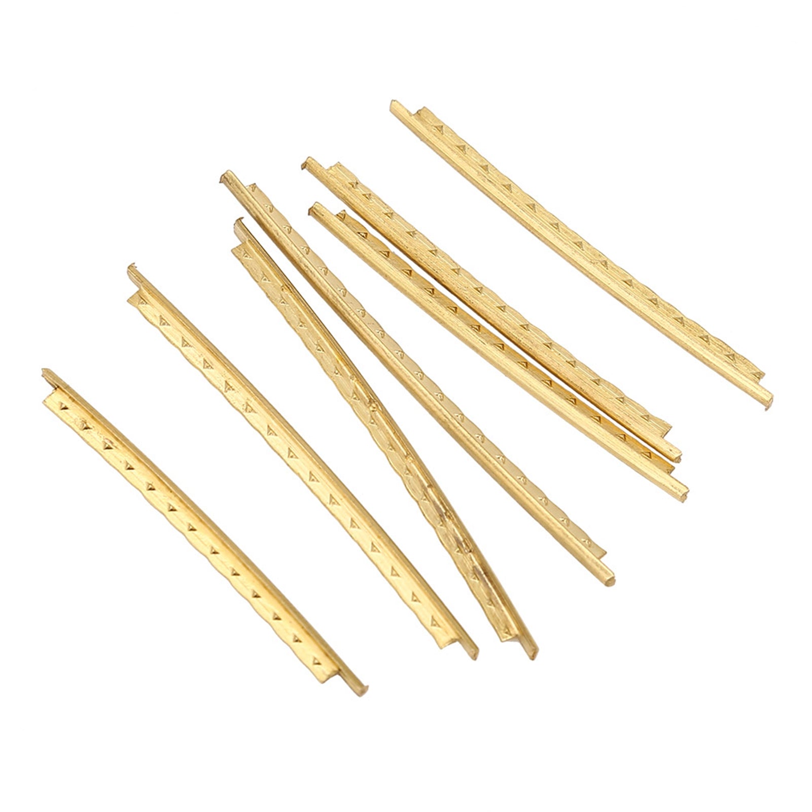 20Pcs/set 2.0mm Brass Guitar Fret Wire Set Replacement Parts for Folk Wooden Guitars