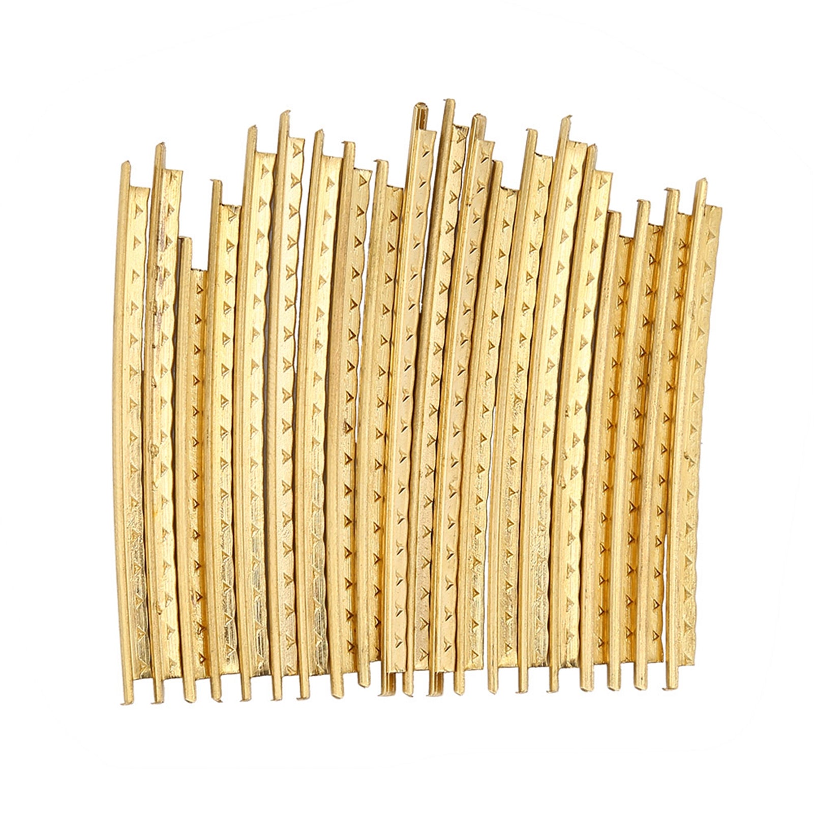 20Pcs/set 2.0mm Brass Guitar Fret Wire Set Replacement Parts for Folk Wooden Guitars