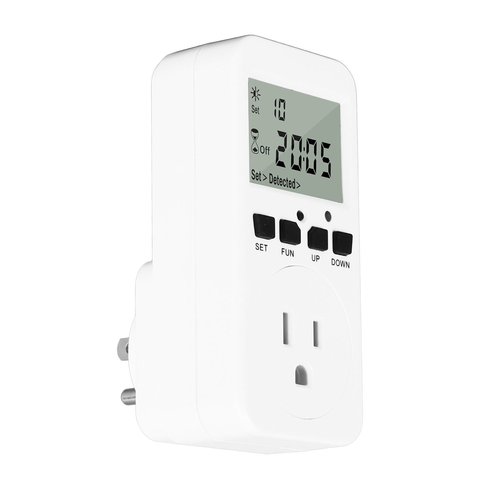 Digital Timer Socket Auto Power Off Countdown LCD Digital Electrical Outlet Timer