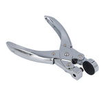 Plastic Bag Hole Puncher Zinc Alloy Handheld Single Round Hole Punch for Thin Film PE OPP PVC Bags 6mm/0.24in