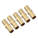 Brass Barbed Straight 2-Way Pipe Connector Tube Joiner Fitting 6/8/10/12/14/16/20mm