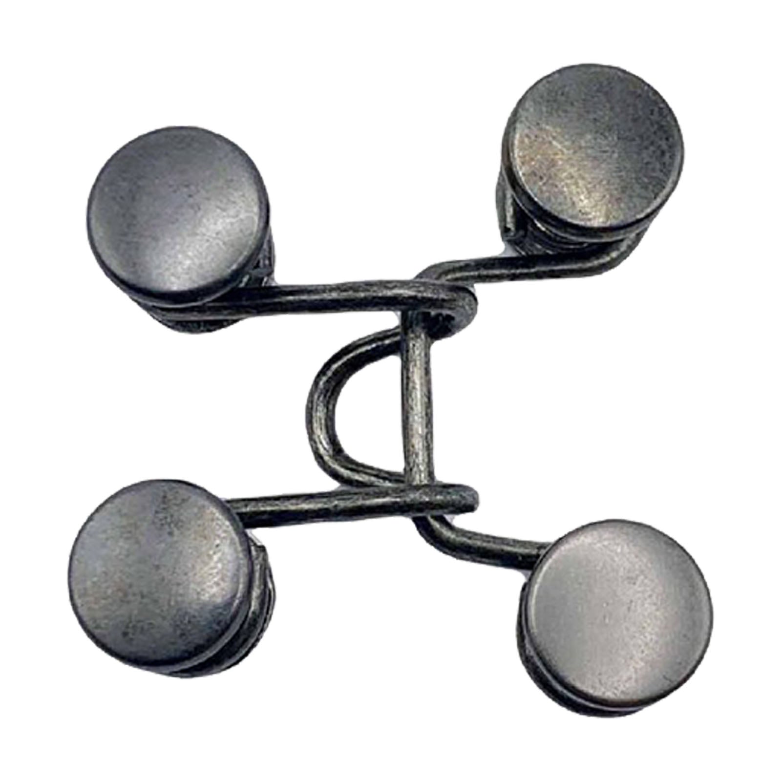 Pant Waist Tightener Alloy Removable Nail Free Adjustable Smaller Waist Tightener Gunmetal Plane