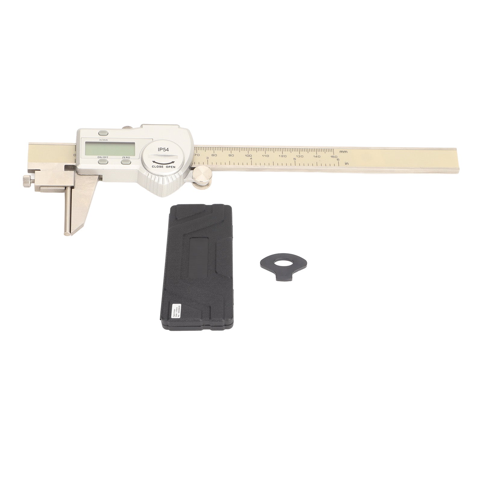 6in Digital Caliper All Metal Auto Off Inch Millimeter Conversion Caliper for DIY 3D Printing Tube Wall Thickness