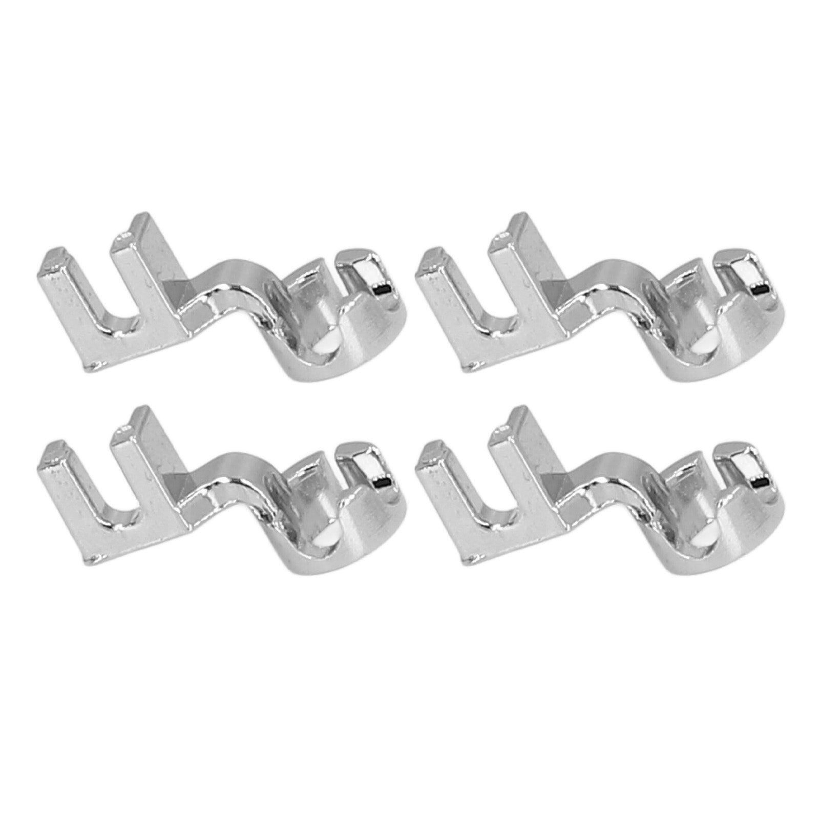 4 Pieces Ruler Presser Feet Round Open Toe Quilting Embroidery Ruler Foot for Low Shank Sewing Machine