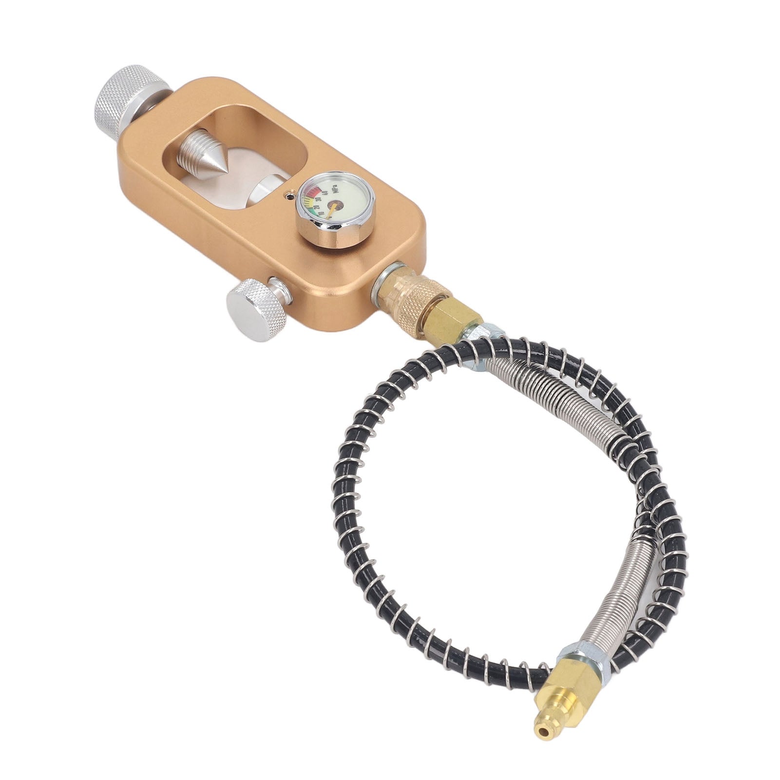 DIN Valve Scuba Adapter with Hose 4500Psi Fill Station Adapter HPA Tank Refilling System for Standard K J H Valves