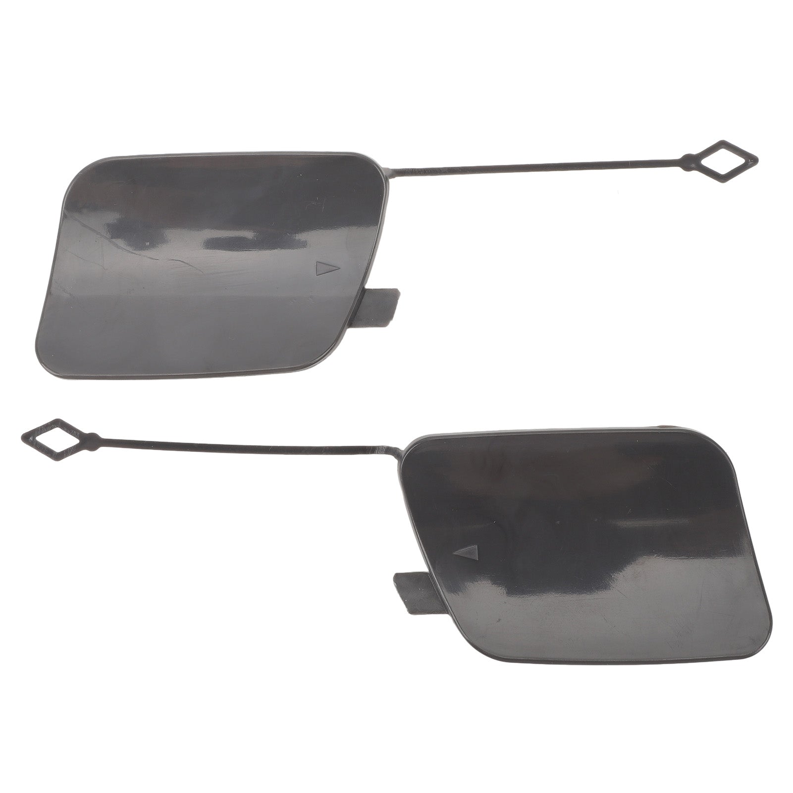 1 Pair Rear Bumper Tow Hook Cover Cap 51127378573 Impact Proof Tow Eye Hook Cover for X5 F15 2014 to 2018