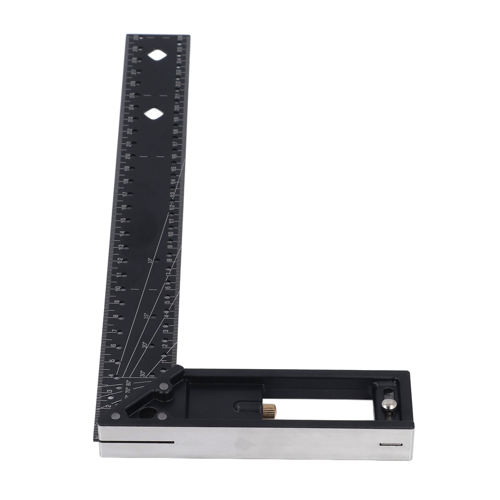 Multi Angle Measuring Ruler Professional 45 90 Degree Universal Combination Right Angle Accurate Measuring Tool 12in