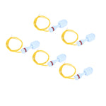 5pcs PP Plastic Float Switch Water Tank Pool Liquid Level Sensor Controller Blue P5210