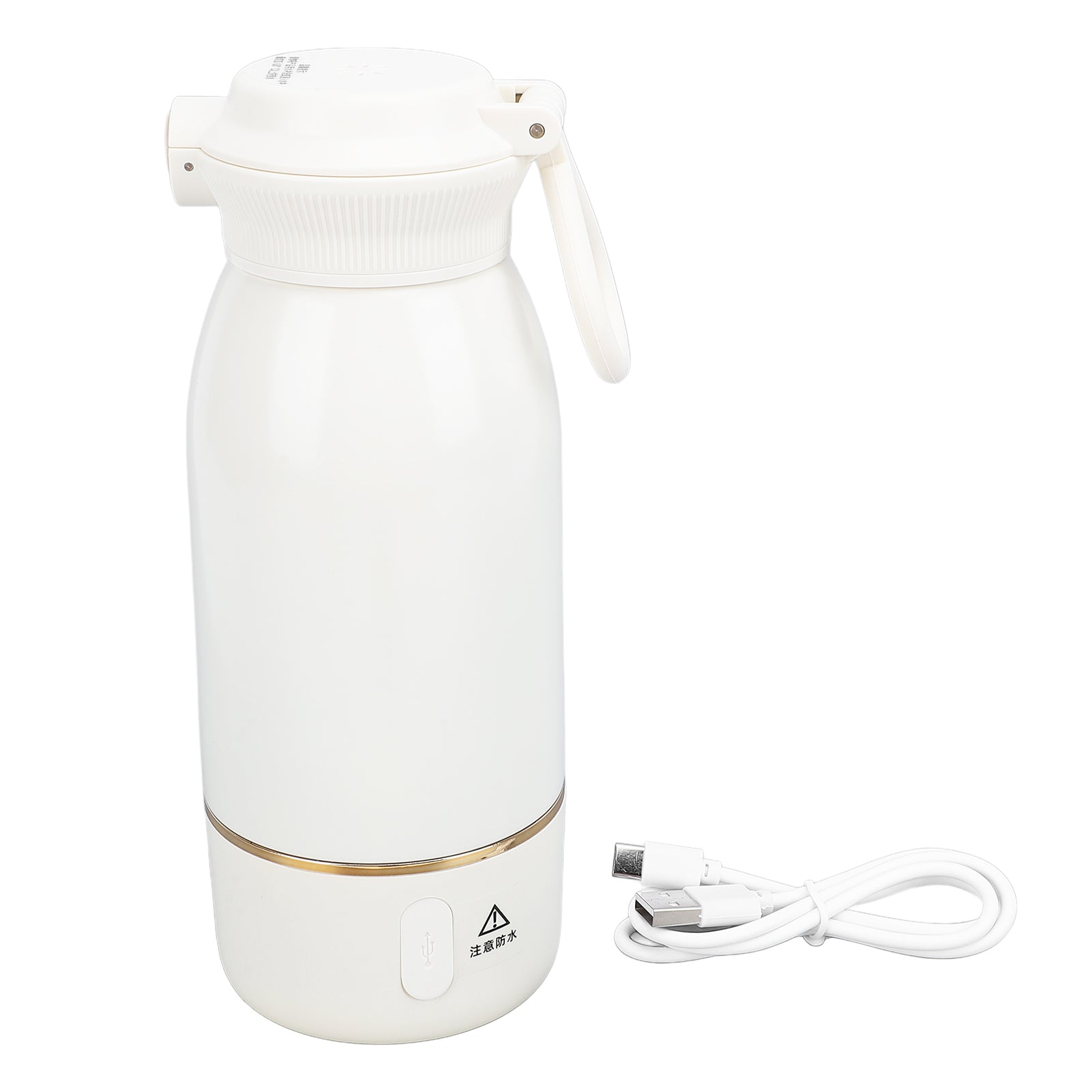 Baby Bottle Warmer 500ml Cordless Portable Constant Temperature Travel Cup for Infant Milk Powder Mixing Outdoor Feeding