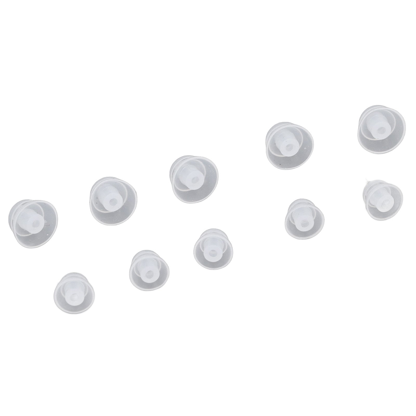 20pcs Sound Aid Earbuds Silicone Ear Tips Replacement Soft Comfortable Pocket Sound Aid Domes for Sound Aids Earphones Large and Small