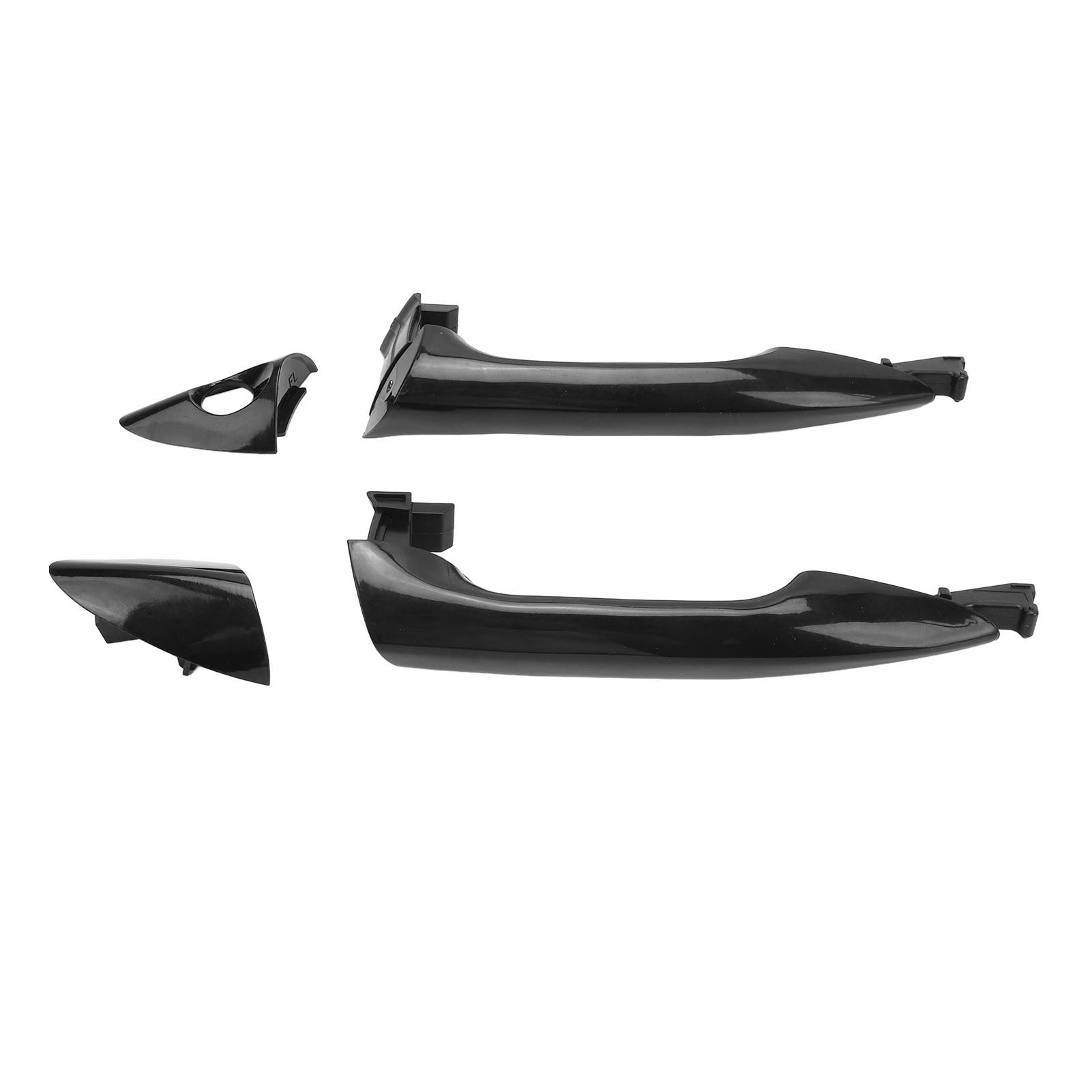 1 Pair Front Exterior Door Handle 82661‑3X000 Exquisite Look Smoother Operation Outer Outside Door Handle for Vehicle