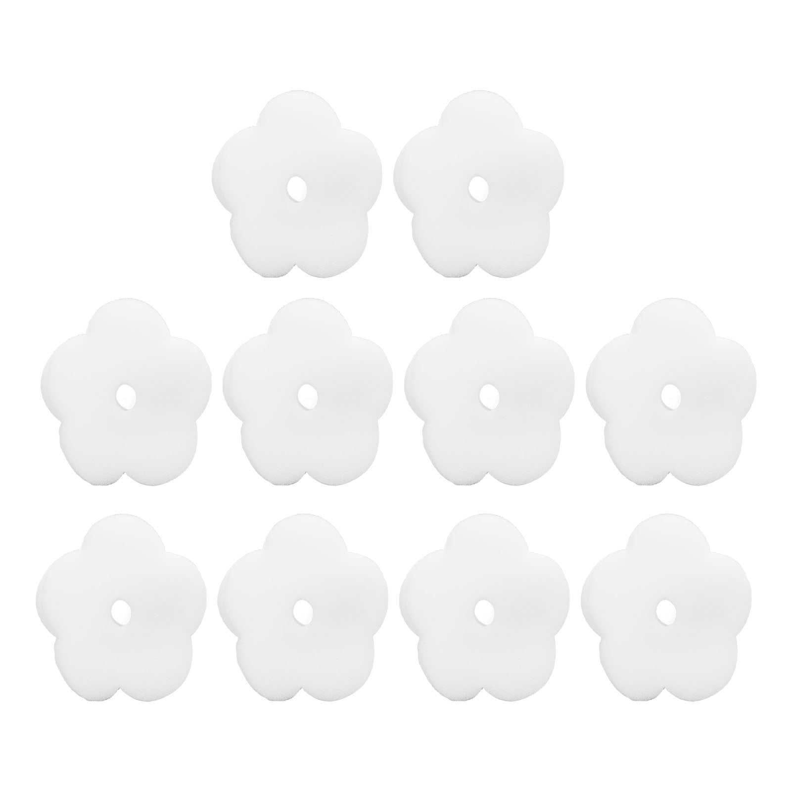 10Pcs Hot Tub Sponge Scum Remover Swimming Pool Spa Flower Shaped Oil Absorber High Efficiency Absorbing Filter
