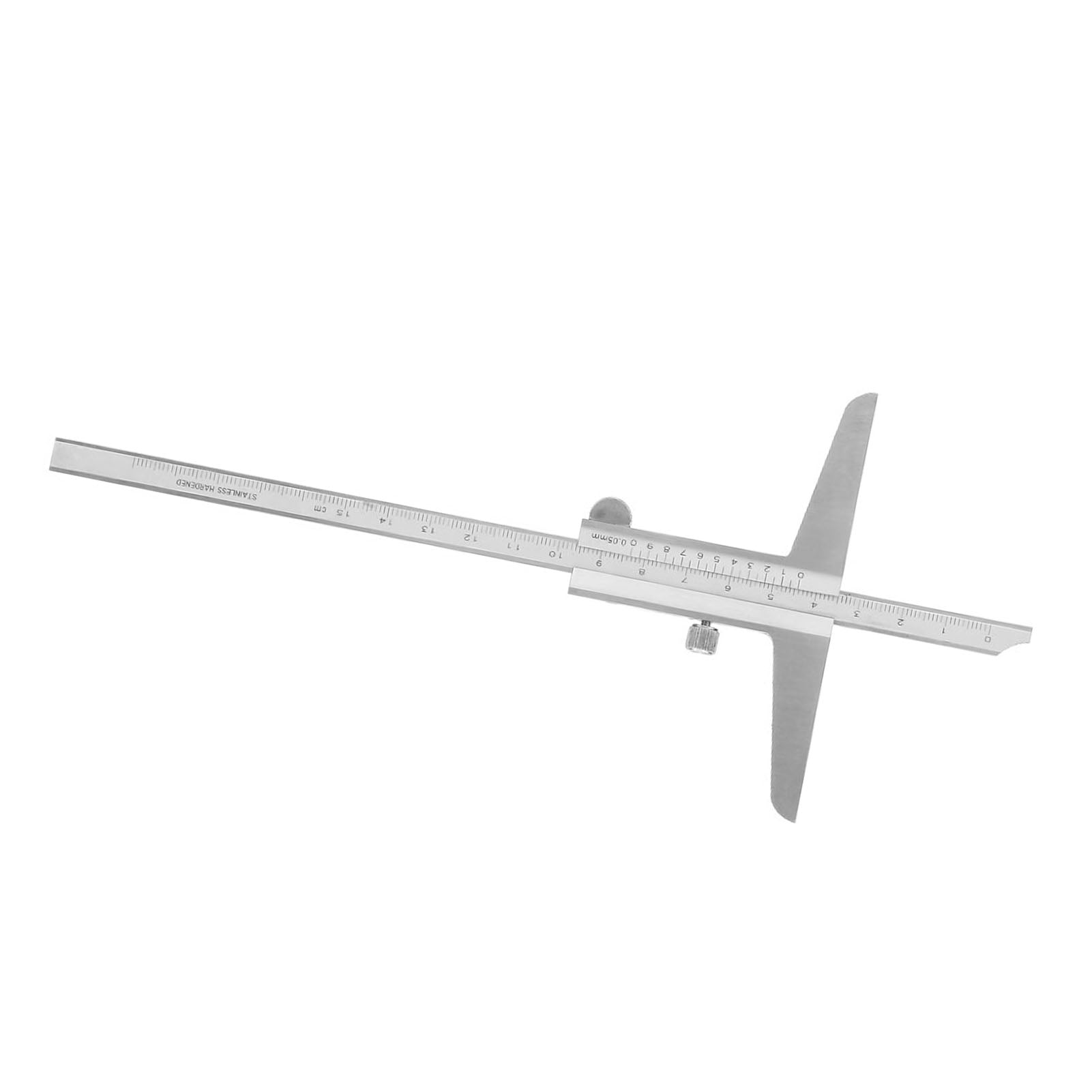 1 Pcs High Precision Stainless Steel Depth Vernier Caliper for Machinery Process(0~150mm)