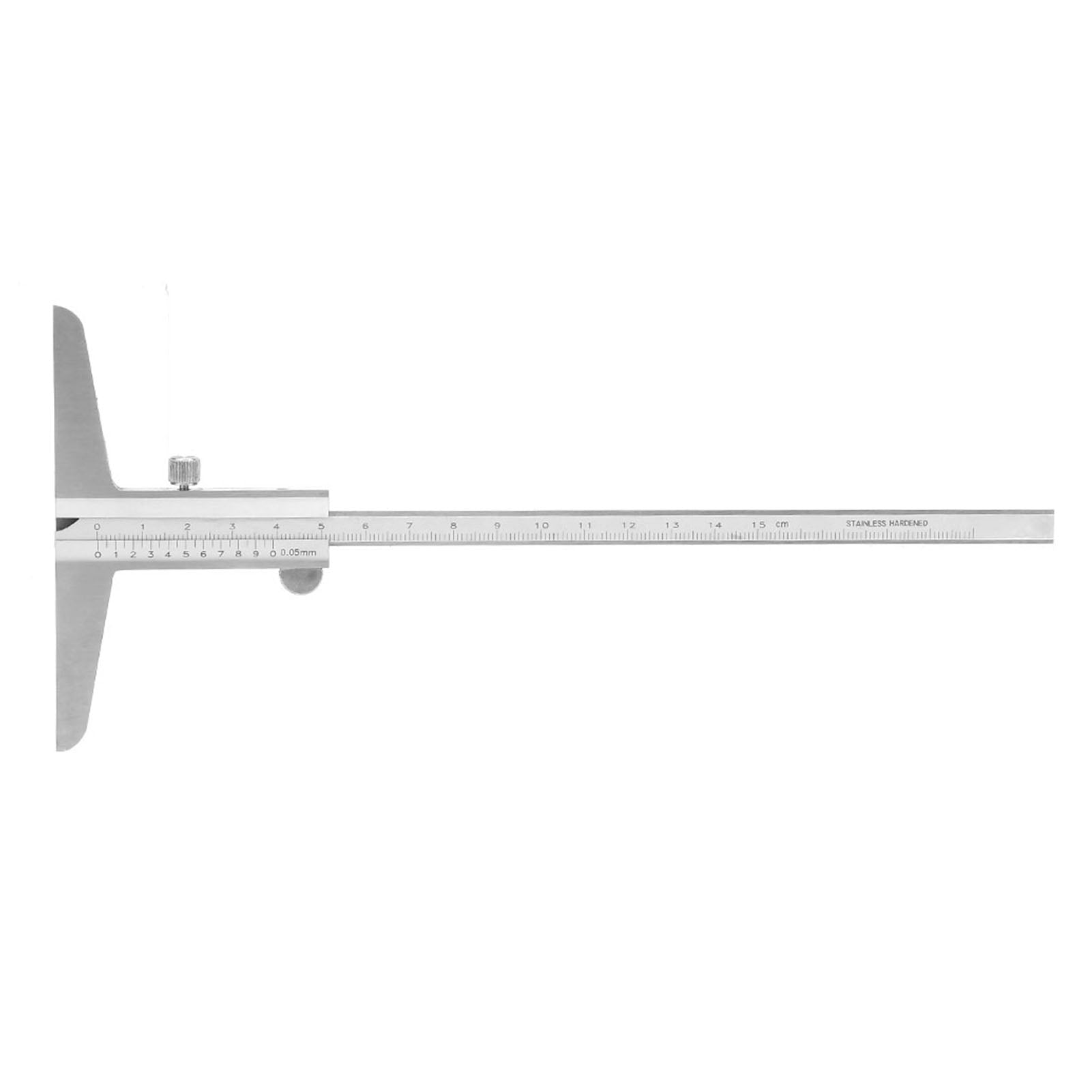 1 Pcs High Precision Stainless Steel Depth Vernier Caliper for Machinery Process(0~150mm)