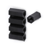 100Pcs Black PA66  M3 Female x M3 Female Hex Threaded Spacer Standoff

(M3*15)