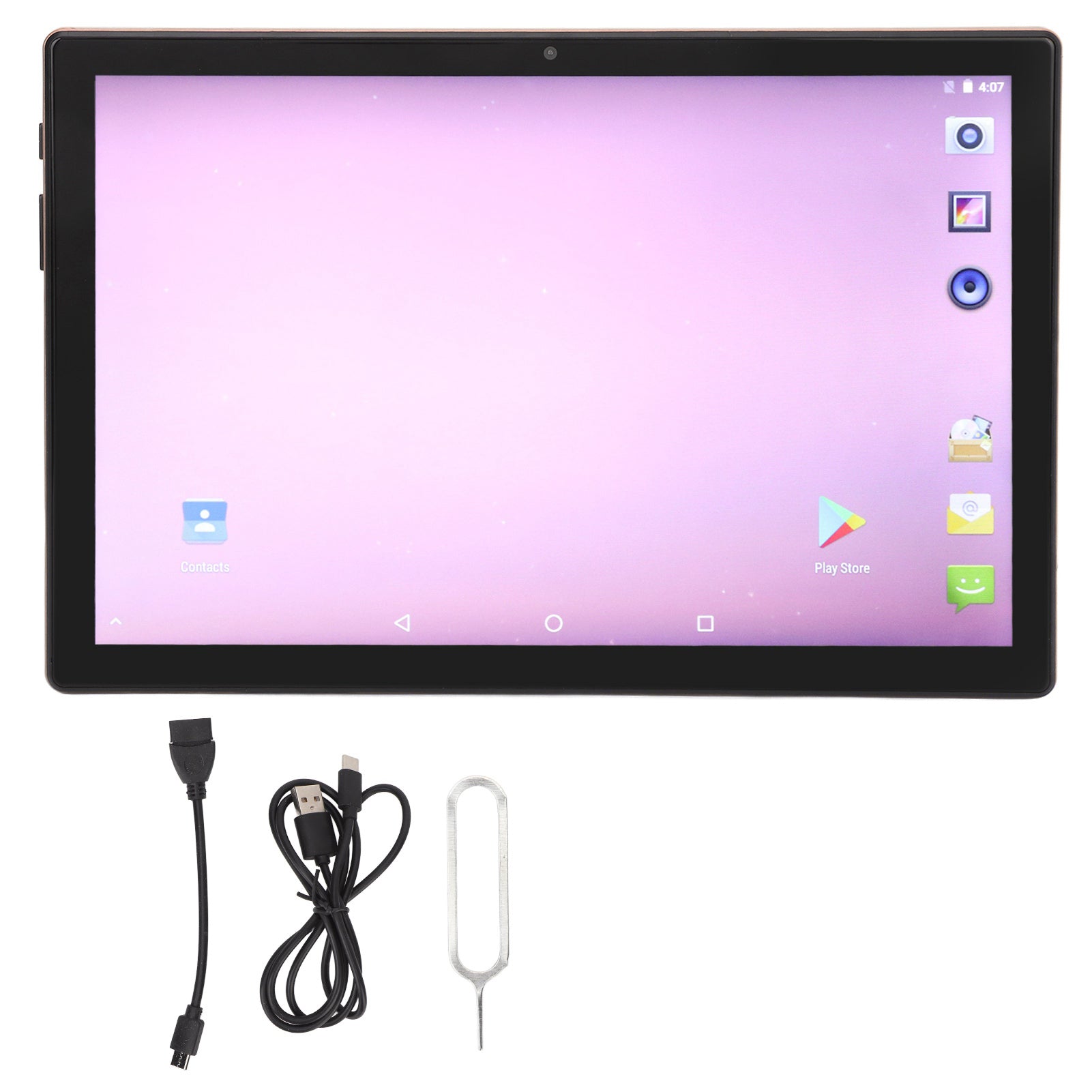 10.1 Inch Tablet 8G RAM 256G ROM 1960x1080 MT6753 Octa Core 2.4G 5G WiFi Calling Tablet for Android 11 100‑240V UK Plug