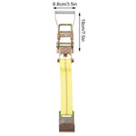 10 Feet Tire Tie Down Straps with D Ring Car Rear Wheel Binding Straps for Truck UTV SUV Pickups