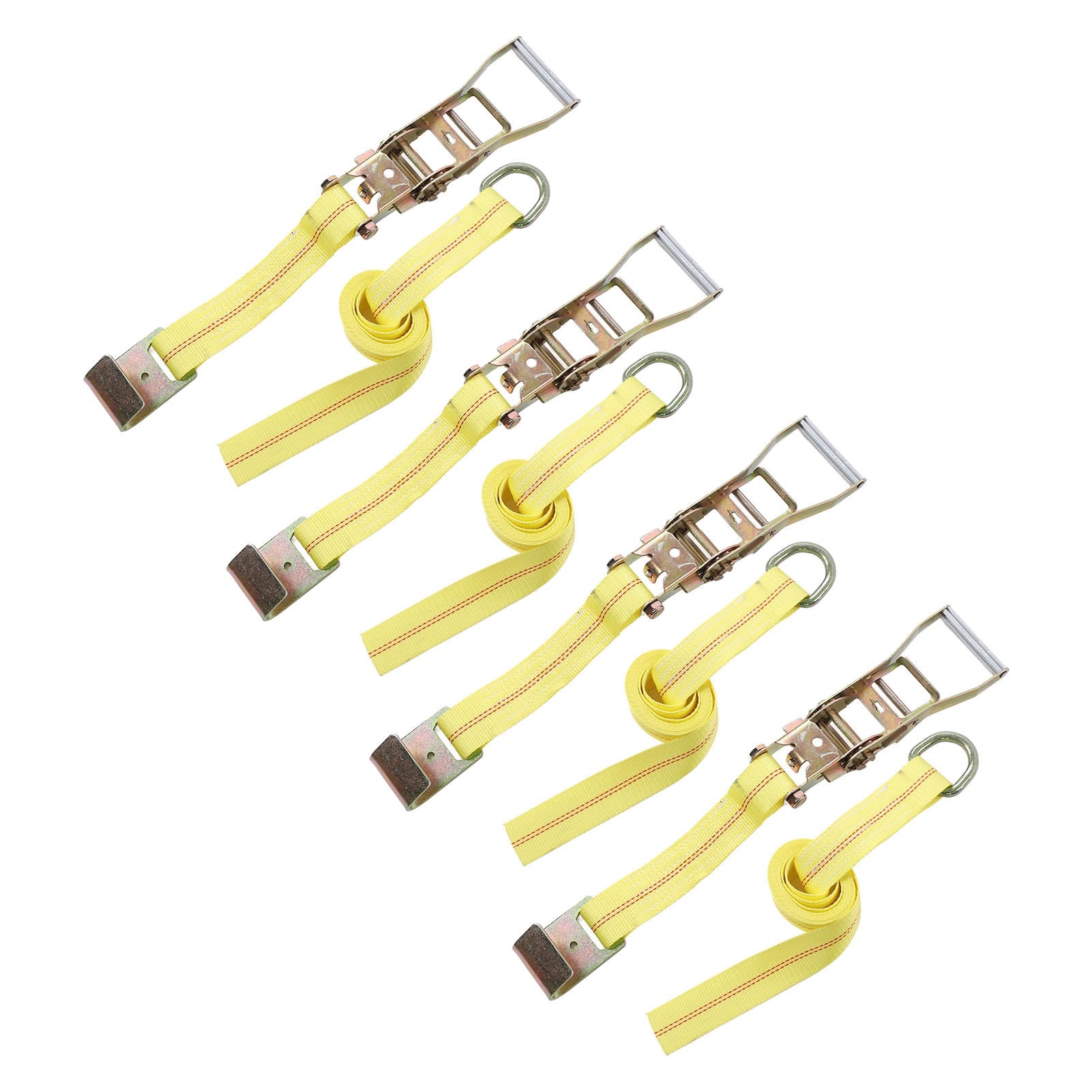 10 Feet Tire Tie Down Straps with D Ring Car Rear Wheel Binding Straps for Truck UTV SUV Pickups