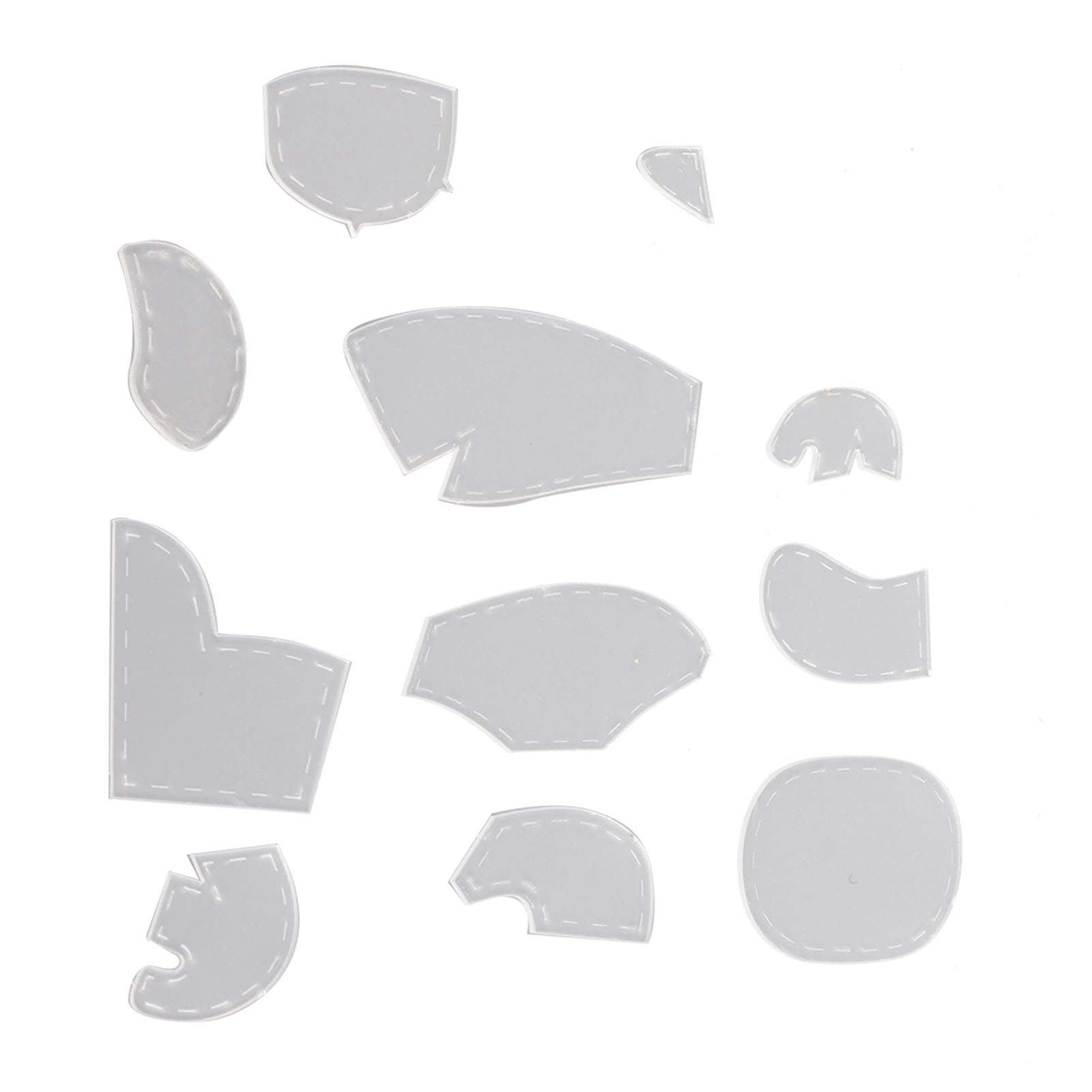 11pcs Elephant Template Ruler Set Acrylic Quilting Template Cutting Set for Sewing Elephant Pattern Template Home Sewing Art Craft 10 Inch